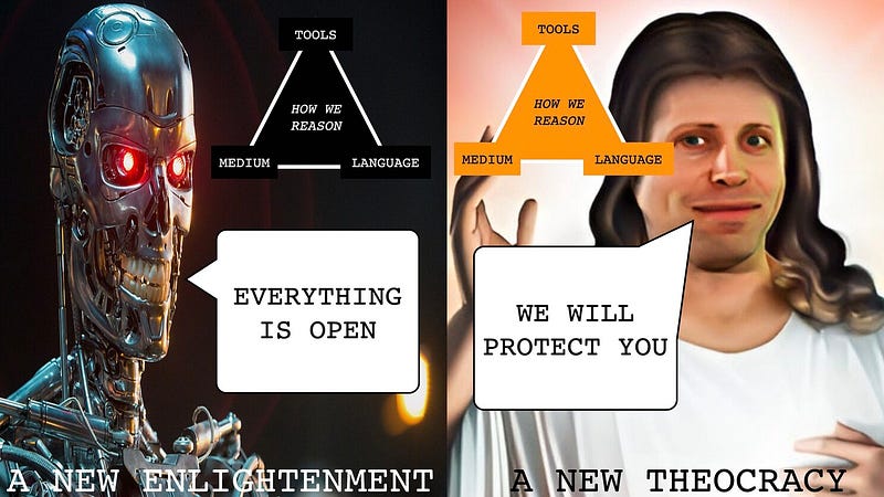 Enlightenment (open) versus Theocracy (safety)