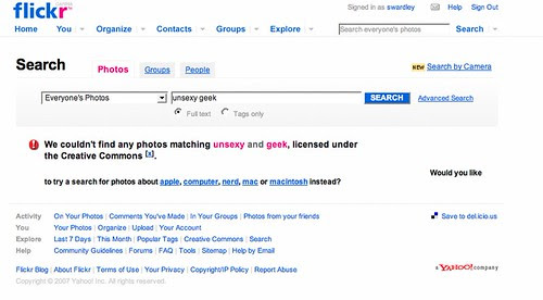 Search for Unsexy Geek