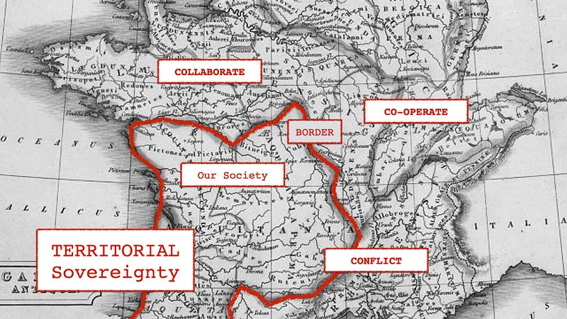 Figure 6 — A territorial map of sovereignty